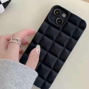 Matte Plain Classy Waffle Soft iPhone Case Shell- NEW